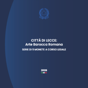 Divisionale Italia 2026 5 Euro Lecce Argento Fdc