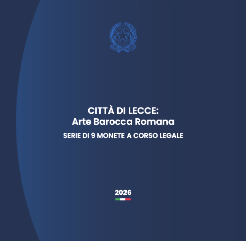 Divisionale Italia 2026 5 Euro Lecce Argento Fdc