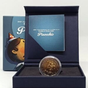 2 Euro Coin Pinocchio Reverse Proof Italy 2026