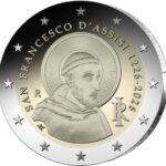 2 Euro Commemorativi San Francesco D'Assisi 2026 Italia