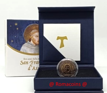 2 Euro Reverse San Francesco D'Assisi