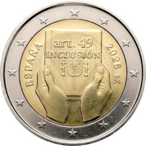 2 Euro Spain 2026 Article 49 Inclusion Unc