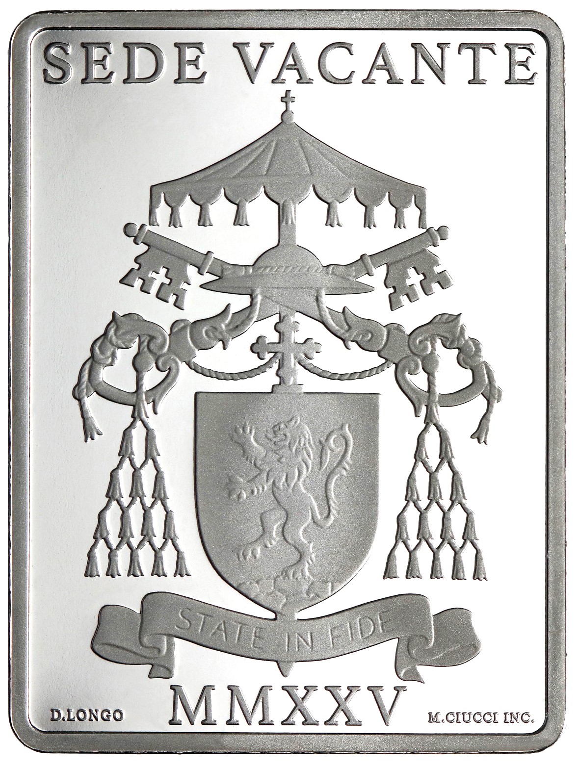25 Euro Vacant Seat Vatican 2025 Silver Proof Very Rare 25 Euro Vacant Seat Vatican 2025 Silver Proof Very Rare