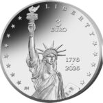 3 Euro Relazioni Italia Usa 2026 Argento Reverse Proof 1 OZ