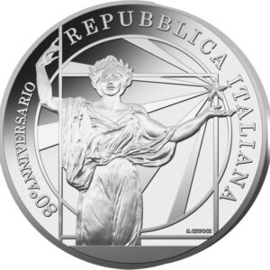 First Vote Women 6 Euro 2026 Italy Silver Proof 1 OZ