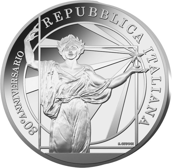 First Vote Women 6 Euro 2026 Italy Silver Proof 1 OZ