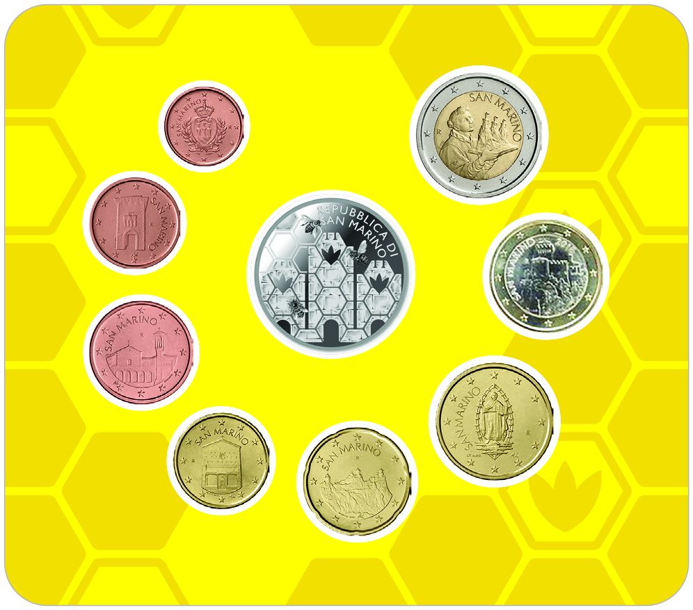 San Marino Bu Set 2026 Bees