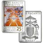 25 Euro Sede Vacante Vaticano 2025 Argento Proof