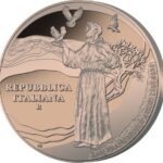 Triptych Copper Saint Francis Assisi 2026 Coins 0.75 Euro Bu