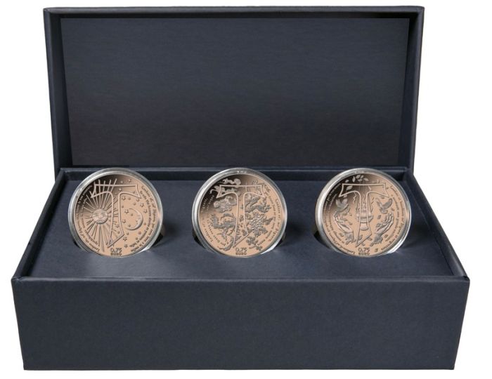 Trittico Rame San Francesco D'Assisi 2026 Monete 0,75 Euro Fdc