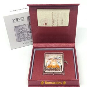 25 Euro Sede Vacante Vaticano 2025 Argento Proof Rarissima