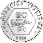 5 Euro Vespa 2026 80 Jahre