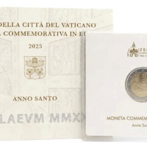 2 Euro Commemorativi Vaticano Giubileo 2025 Fdc