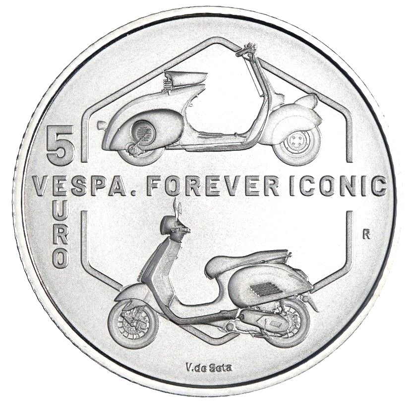 Vespa 5 euros 2026 80 ans