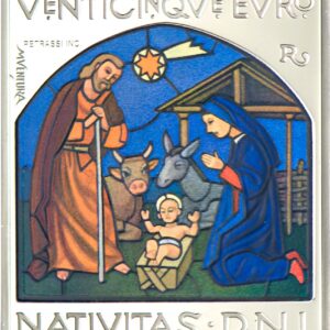 25 Euro Vaticano 2024 Santo Natale Argento Proof Rara
