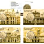 4 Coincard Vaticano 2025 Basiliche Papali di Roma con 50 cc Fdc