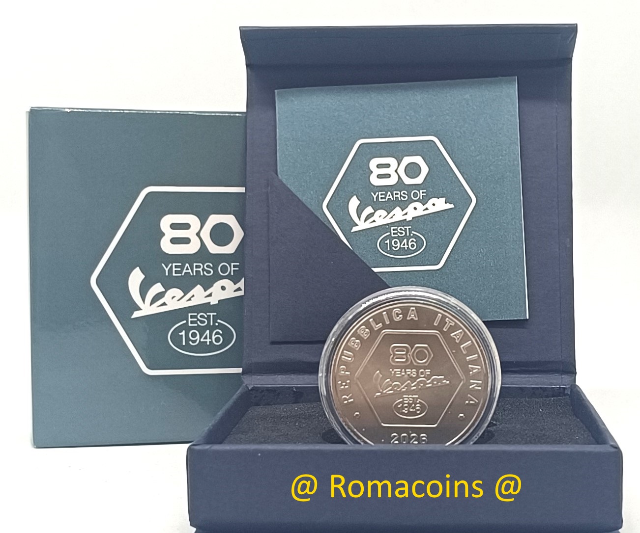 5 Euro Vespa 2026 80 Anni Forever Iconic Italia Argento Fdc