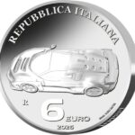Triptyque Ferrari 2026 Italie 6 Euros Argent 3 OZ Très Rare