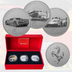 Trittico Ferrari 2026 Italia 6 Euro Argento Reverse Proof