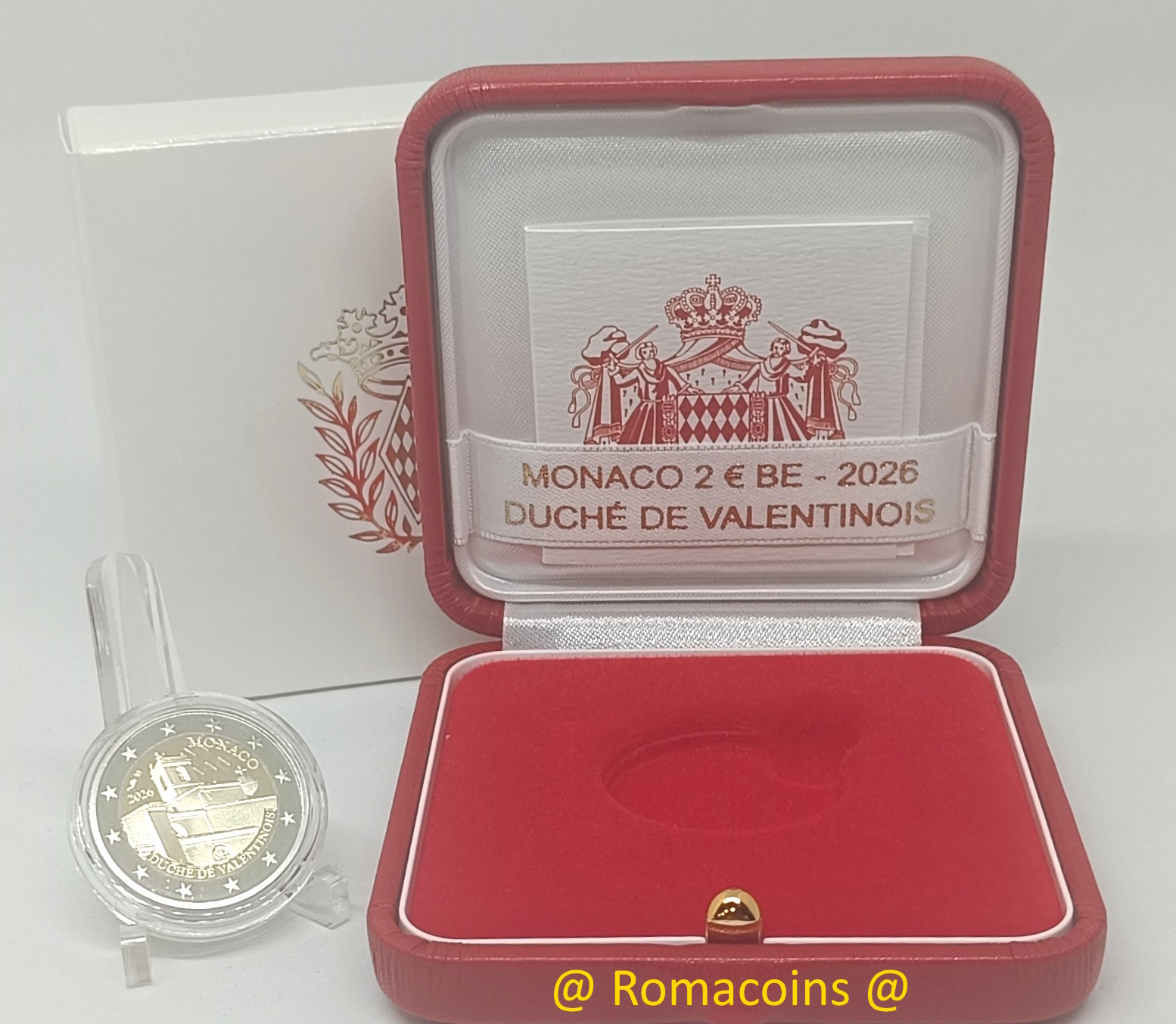 2 Euro Commemorative Coin Monaco 2026 Duchy of Valentinois 2 Euro Commemorative Coin Monaco 2026 Duchy of Valentinois