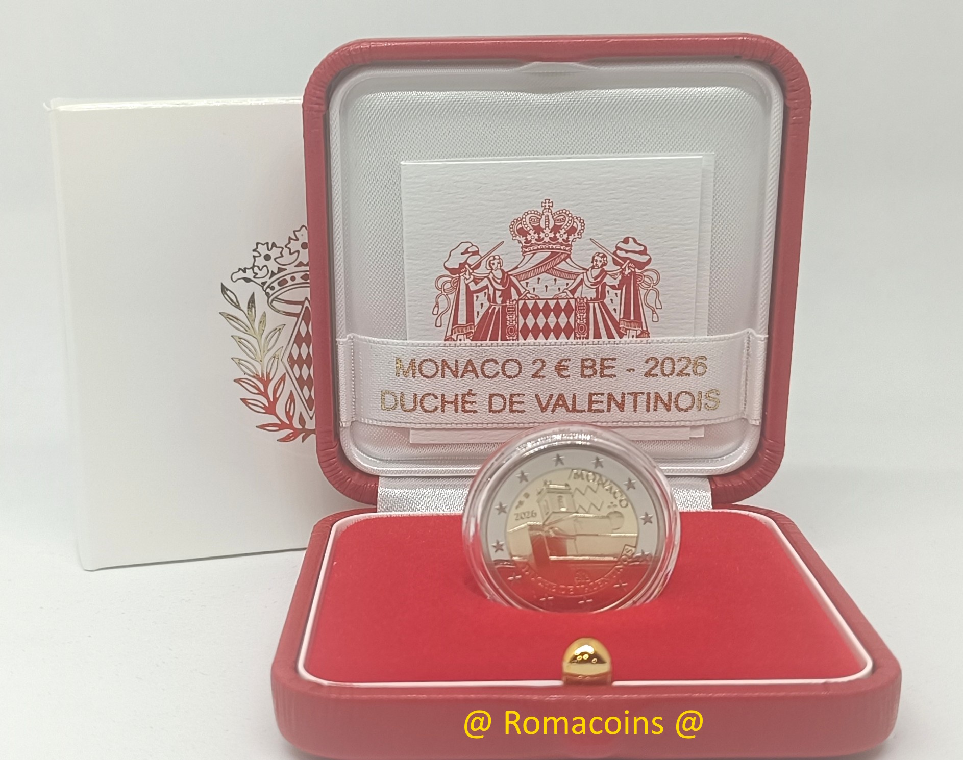2 Euro Commemorativi Monaco 2026 Ducato di Valentinois 2 Euro Commemorativi Monaco 2026 Ducato di Valentinois