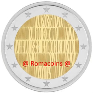 2 Euro Commemorative Coin Croatia 2026 Radio