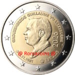 2 Euro Commemorative Coin 2026 Luxembourg Grand Duke William V