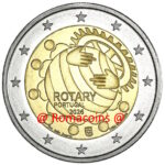 2 Euro Commemorativi Portogallo 2026 Rotary Club Unc