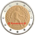 2 Euro Commemorativi Slovacchia 2026 Calcio Europei 1976 Unc