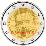 2 Euro Commemorativi Slovenia 2026 Cankar Ivan Unc