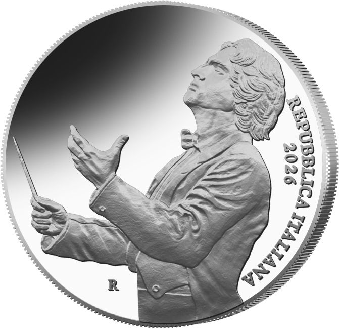 Muti 1 3 Euro Riccardo Muti 2026 Italia Argento Proof