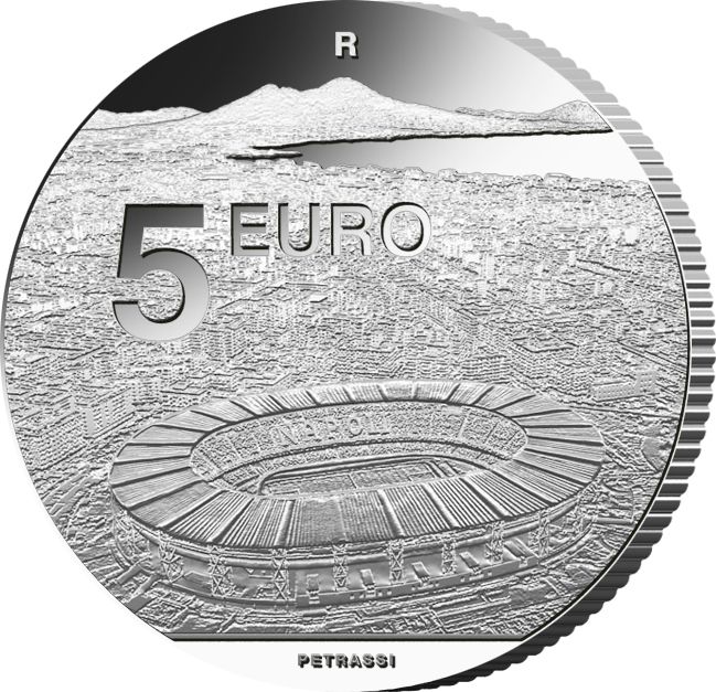 Napoli 2 5 Euro Ssc Napoli 2026 Italy Silver Proof