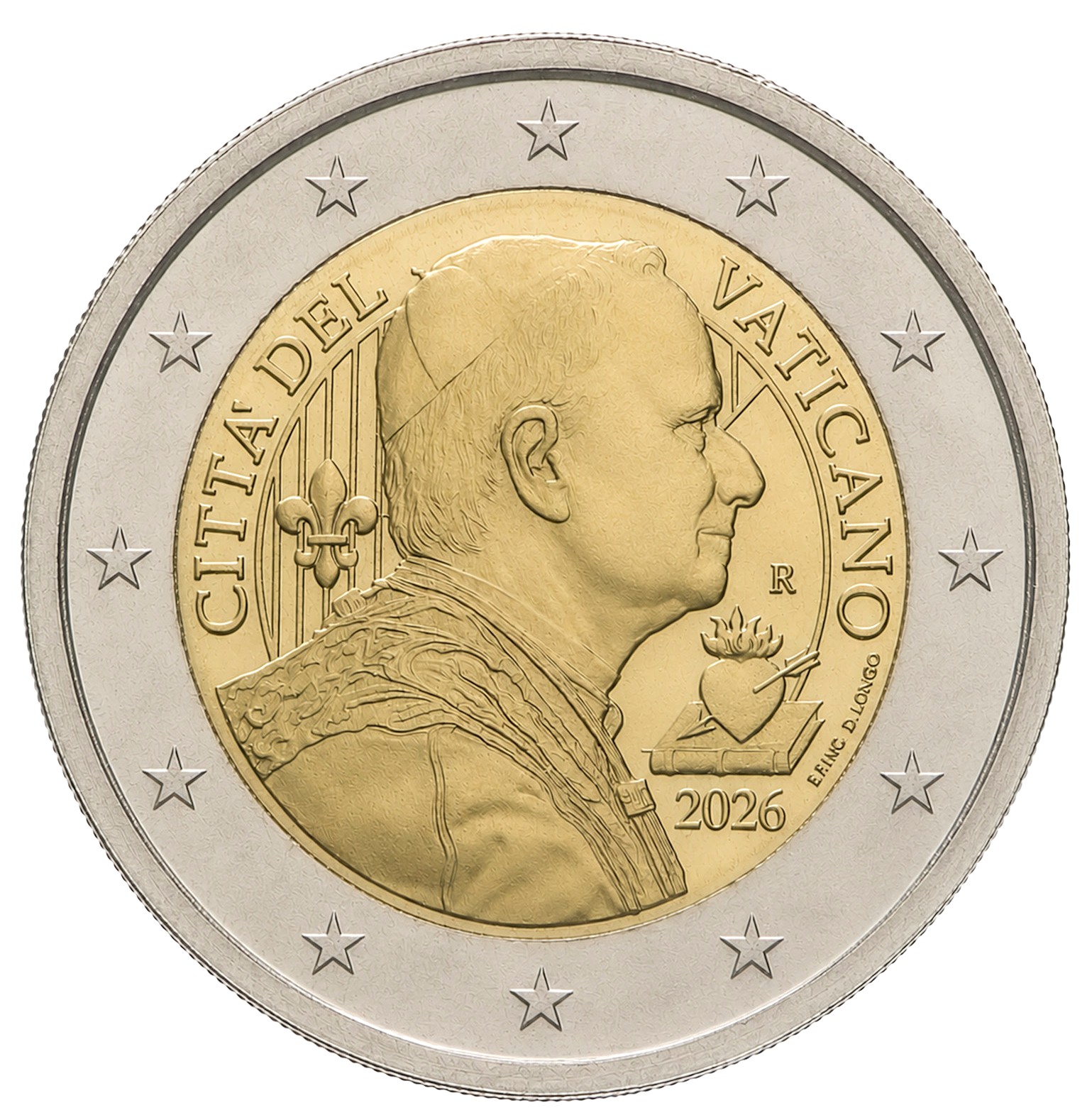 Vatican Bu Set 2026 Euro Pope Leo XIV New