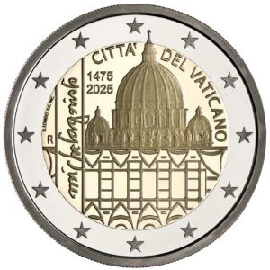 2 Euro Vatican 2025 Michelangelo Buonarroti Proof
