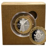 5 Euro Vaticano 2025 Bimetallico Giovanni Paolo II Proof Rara