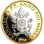 5 Euros Vatican 2025 Bimétallique Jean Paul II Be Rare