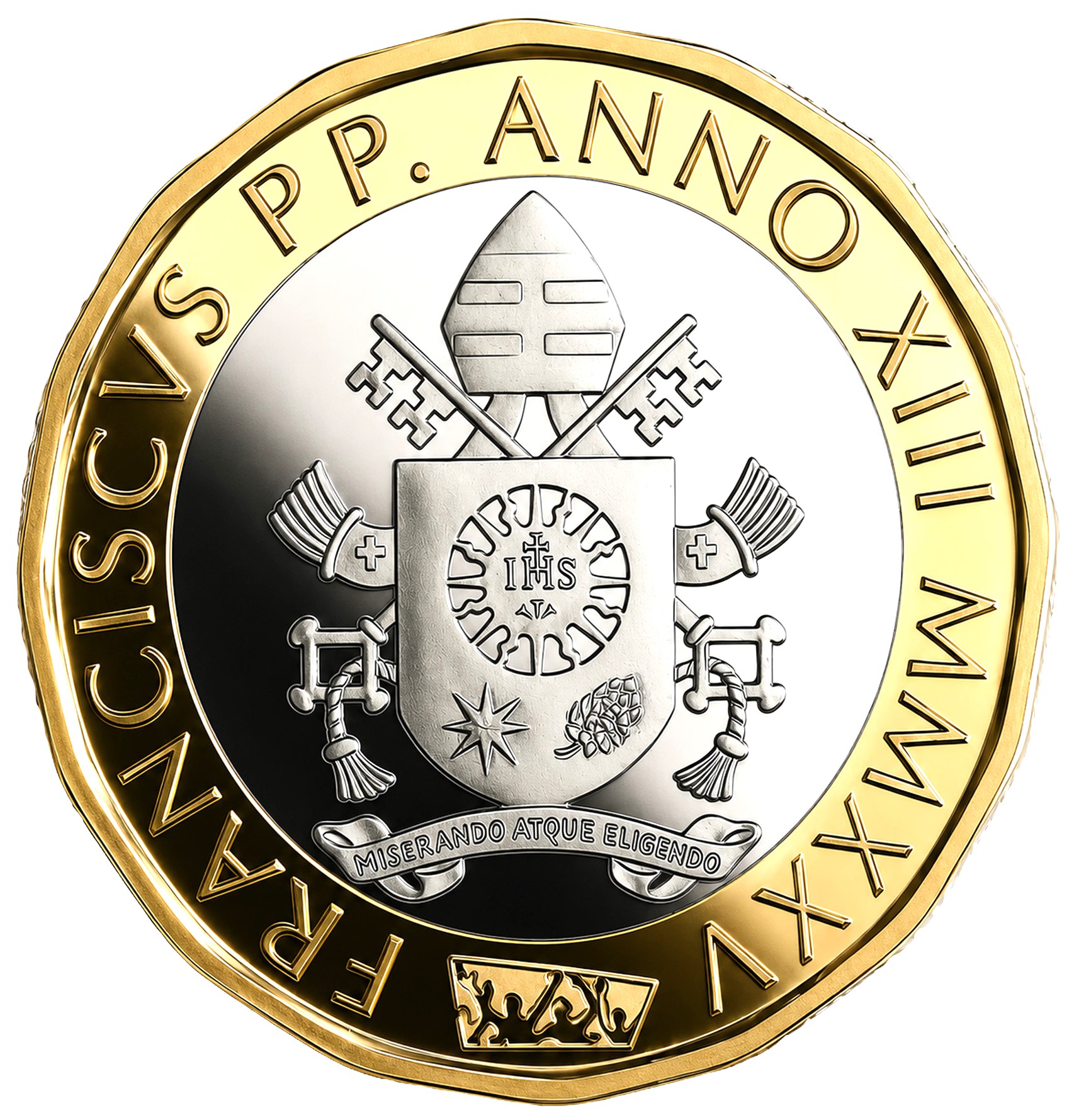 5 Euros Vatican 2025 Bimétallique Jean Paul II Be Rare 5 Euros Vatican 2025 Bimétallique Jean Paul II Be Rare