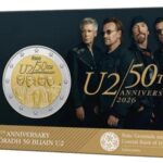 Coincard Irlanda U2 50 Anni 2026 Fior di Conio Fdc